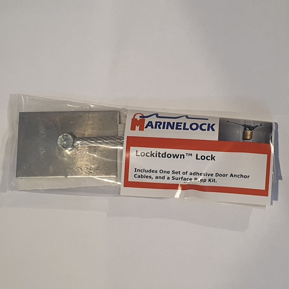 Marinelock Lockitdown Adhesive Door Anchor Cables Kit MLLOCK 3M VHB No Drill